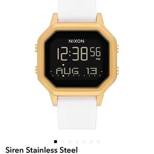 Women’s Nixon Kensington and Siren Stainless Steel.